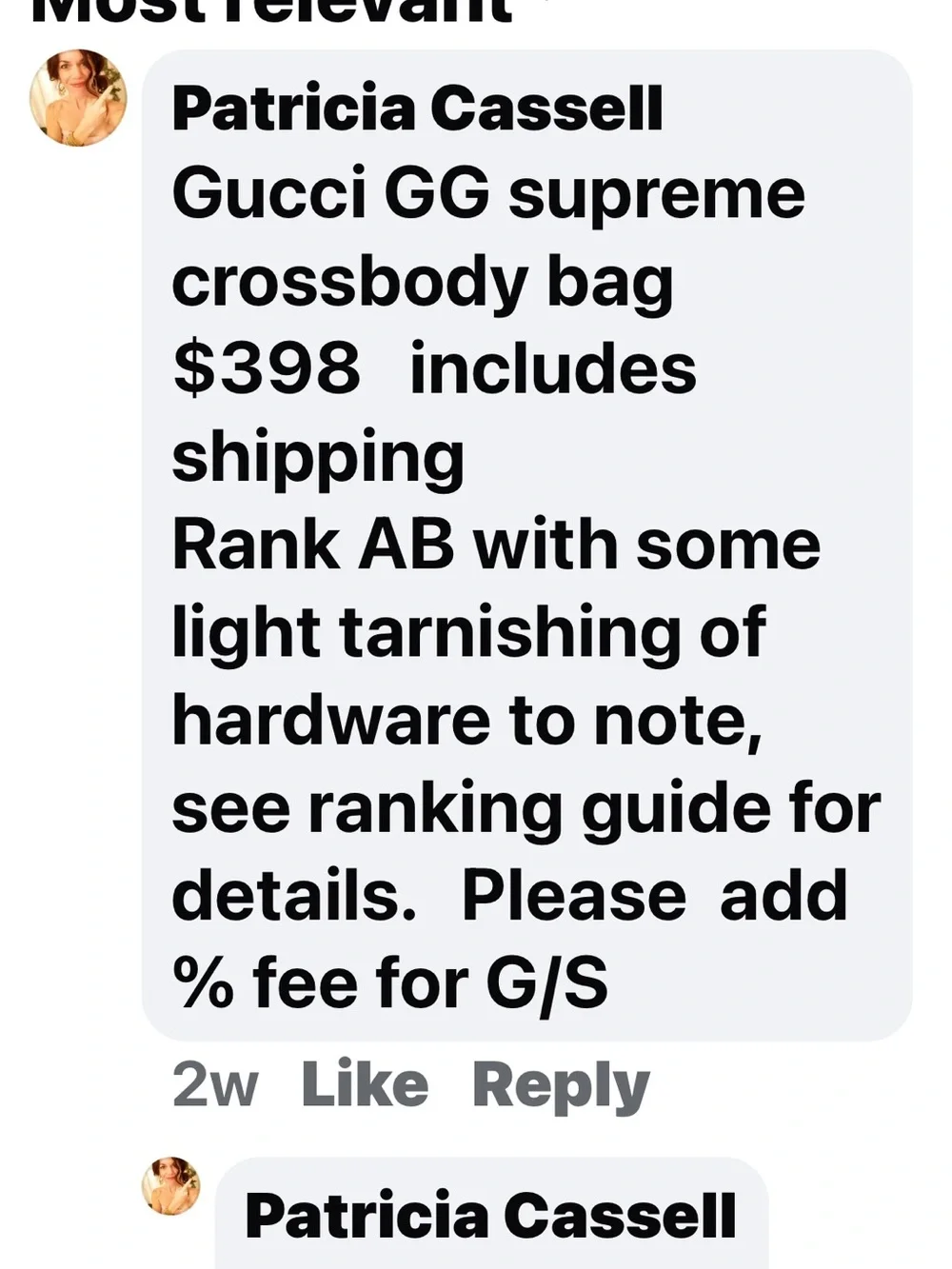 Gucci Beige/Brown GG Canvas Crossbody Messenger Bag